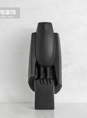 金属皮质托盘大理石烛台北欧样板间客餐厅桌面创意陶瓷摆件工艺品