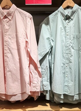 男女装优质长绒棉格子衬衫长袖衬衣R476014 476015 473281 476016