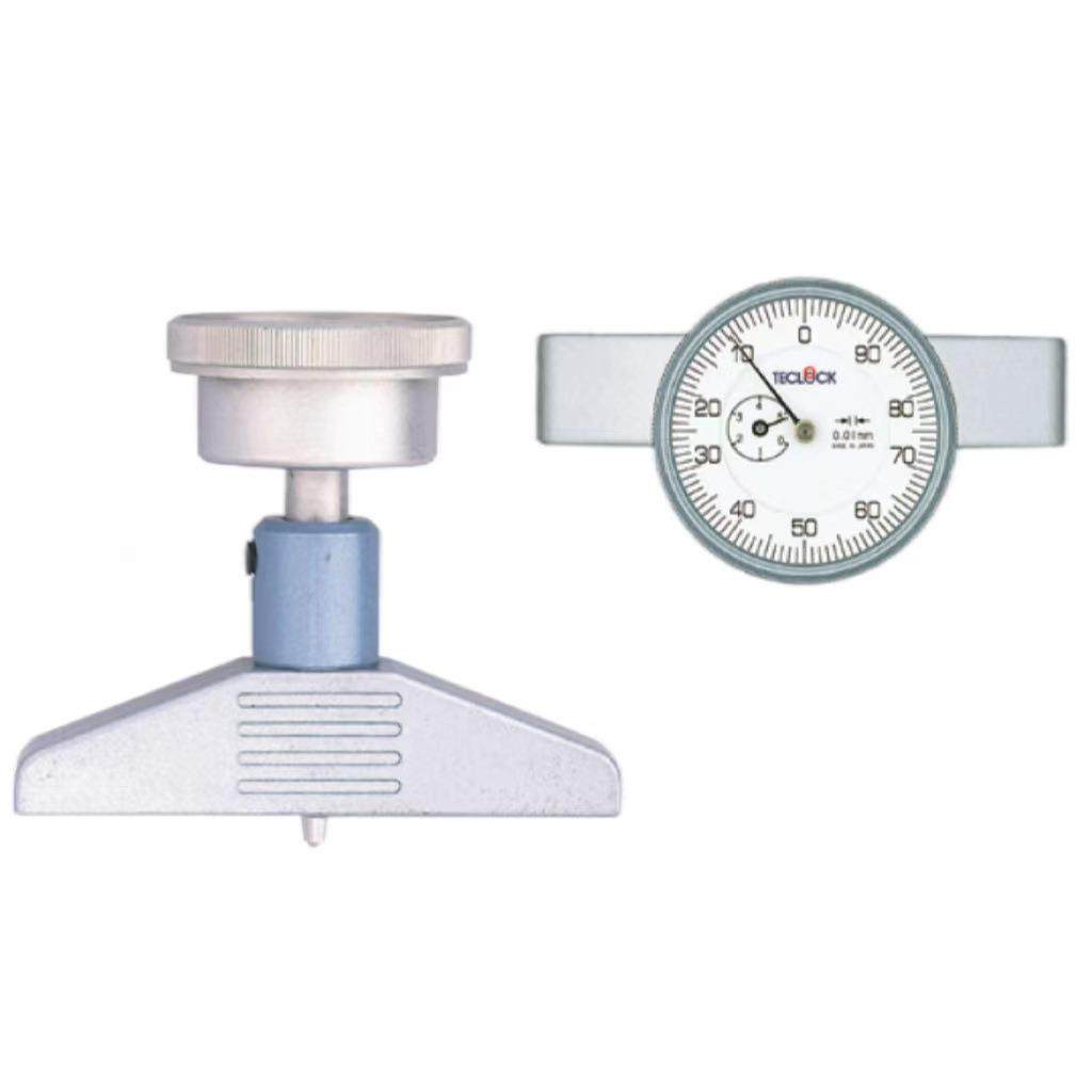得乐TECLOCK特殊深度计背测式指针深度表DM-273