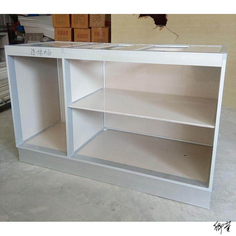 瓷砖做橱柜整体铝合金框架垒灶台现代简约0