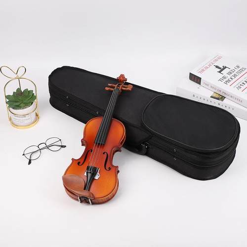 色实木虎纹小提琴普及小提琴初学小提琴各型号齐全直销
