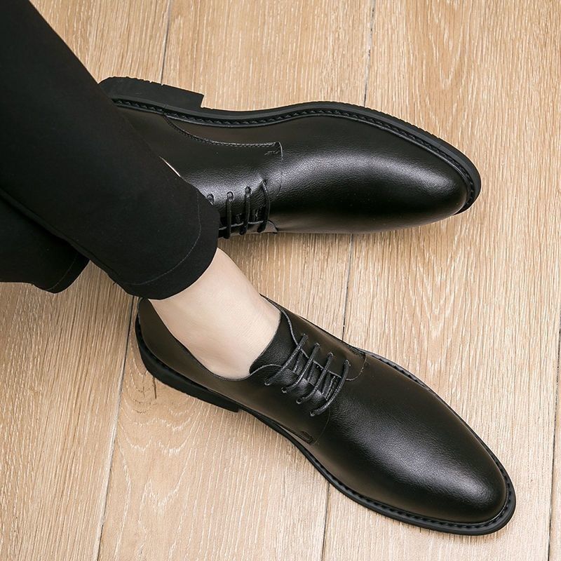 皮鞋男款2024新款正装英伦商务潮流新郎结婚鞋夏季透气内增高男鞋,流行男鞋,正装皮鞋,淘宝优惠券,粉丝福利购,淘宝优惠卷