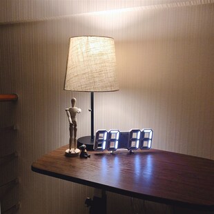 声控夜光3D数字钟挂墙 led电子闹钟 创意L 客厅挂钟免打孔带温度