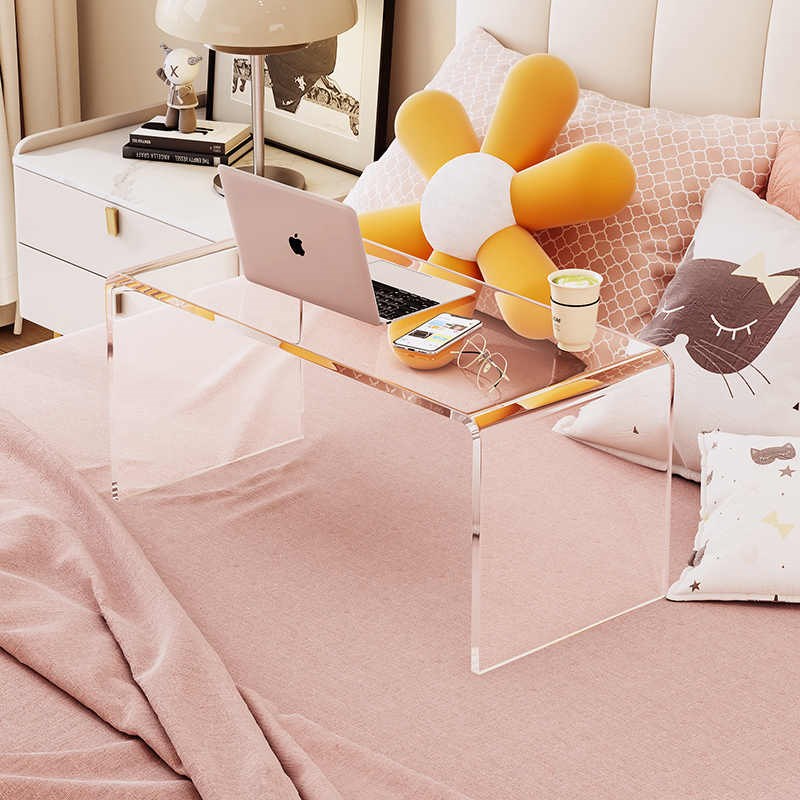 网红亚克力透明飘窗茶几简约榻榻米矮桌卧室窗台床上小桌子炕几边