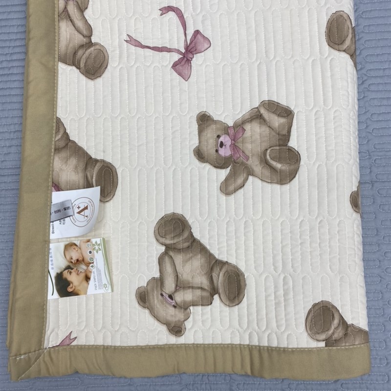 120220四季水洗布三层夹L棉珩缝沙发垫单人床单