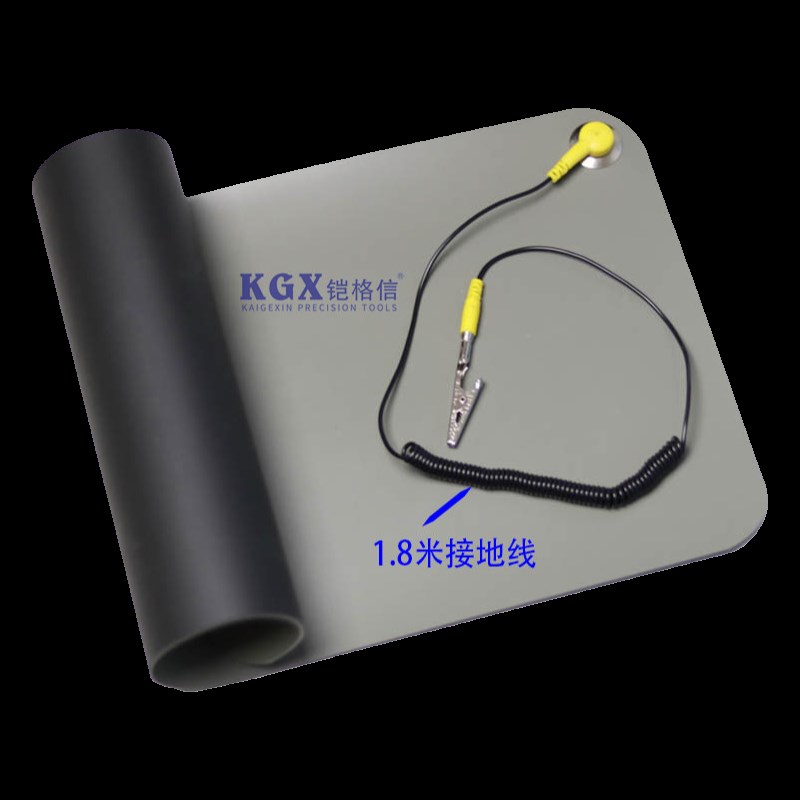 防静电台垫工f作垫电脑维修工具耐高温橡胶垫桌垫防滑带手环接地