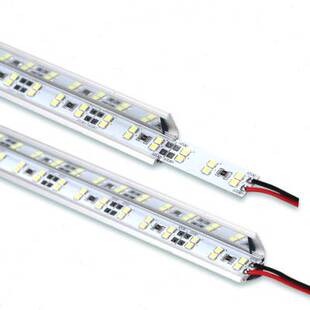 led硬灯条12V贴片双排超亮柜台灯条珠宝眼镜O货架展示柜嵌入式灯