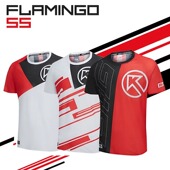 大K FLAMINGO BIG SS男女马拉松跑步运动休闲速干透气短袖 T恤