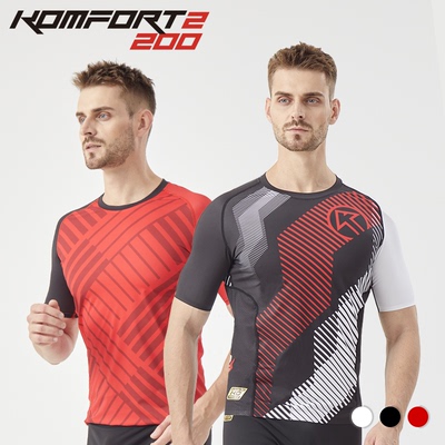 BIGK 大K官方旗舰店 KONFORT2 200 日常户外运动跑步健身压缩短袖