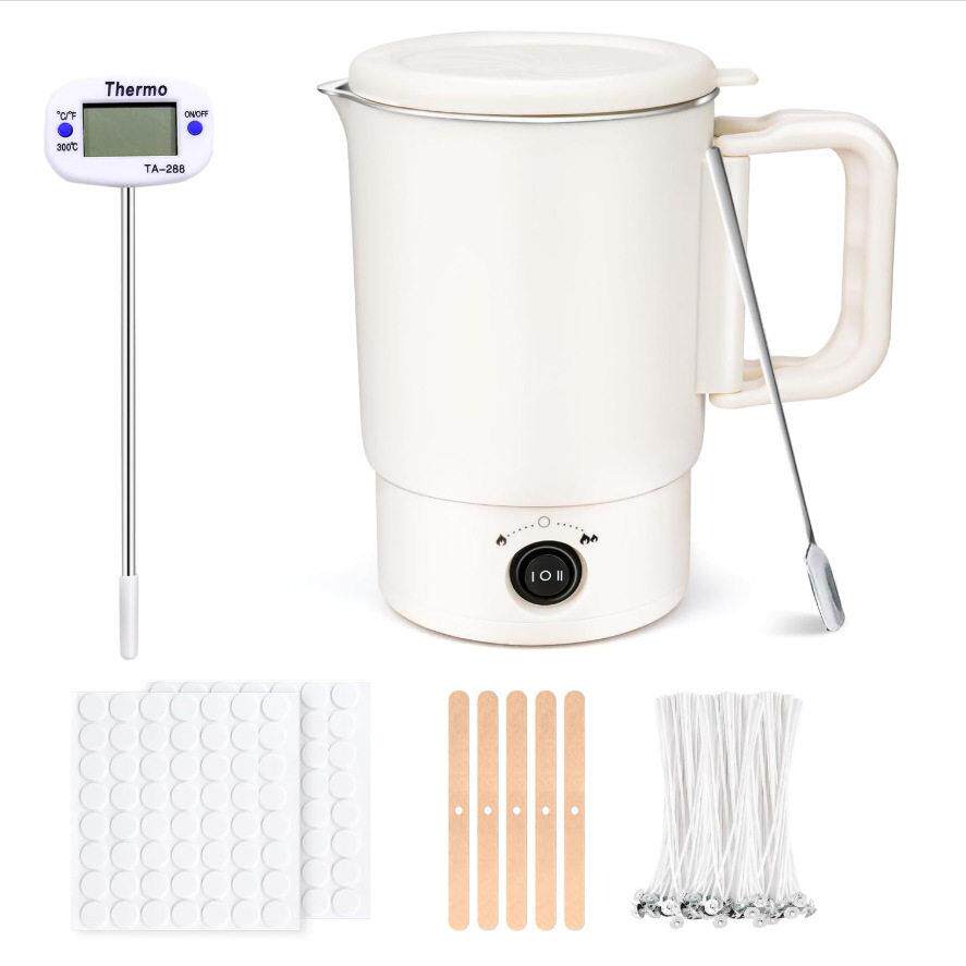 电动熔蜡壶 蜡烛制作DIY熔蜡器套件皂香皂用熔蜡器灯芯定心装置
