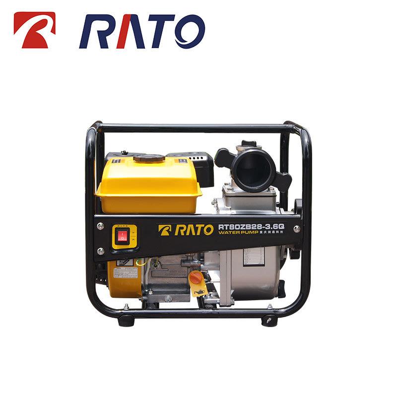 重庆润通3寸汽油方形清水泵170F农田灌溉果园林木自吸大流量水泵