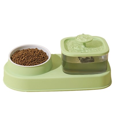猫咪饮水机猫自动喂食器一体恒温加热狗喂水喝水流动猫碗宠物用品