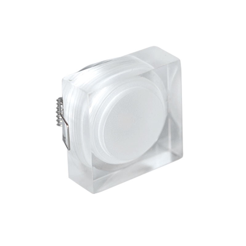 方形柔光小射灯led嵌入式1W3W开孔35mm4公分40mm天花灯筒灯氛围灯