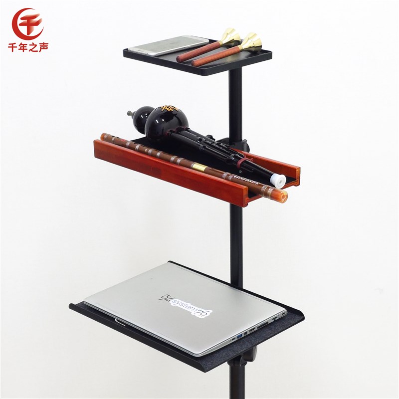 专业订制乐谱架电脑托盘加大加厚钢板承重铁托盘直播声卡放置托架