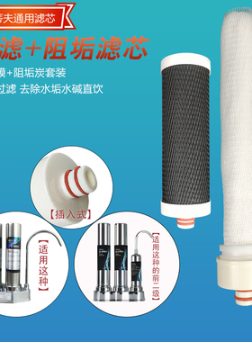 史蒂夫台上不锈钢净水器滤芯ST90012超滤膜阻垢炭去水垢直饮插口