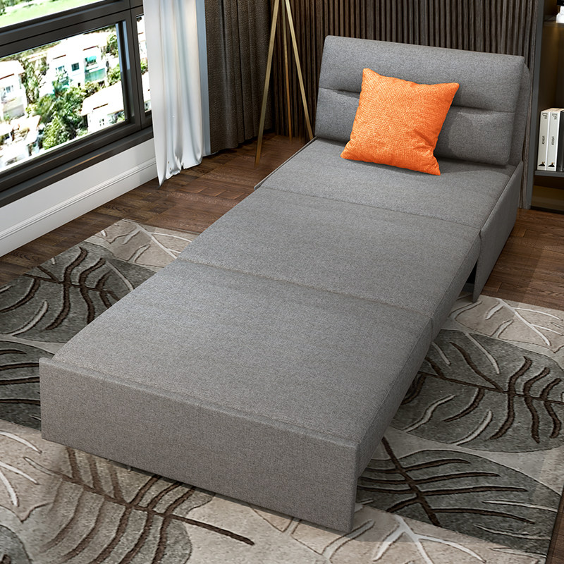 70公分沙发床单人宽80cm无扶手1米两用 阳台小户型推拉书房折叠床