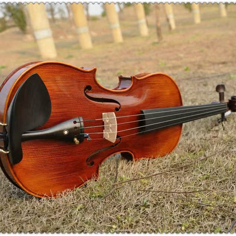 全手工天然虎纹中提琴演奏级中提琴 音质佳