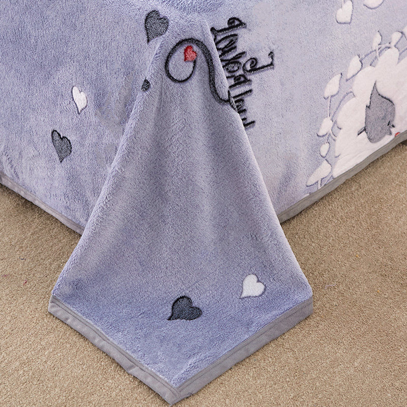 保暖珊瑚绒床单冬季单件法兰绒双面加绒毛毯铺床单人学生加厚盖毯,床上用品,床单,淘宝优惠券,粉丝福利购,淘宝优惠卷