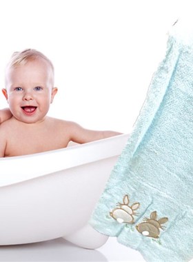 婴儿浴巾 纯棉柔软新生儿童毛巾被 宝宝吸水大尺寸洗澡巾XST05