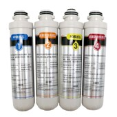 韩华抛弃卡接式 净水器通用全套 滤芯一体PP棉前置炭后置碳RO膜套装