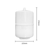 家用净水器反渗透纯水机配件 3.0G塑钢压力桶罐