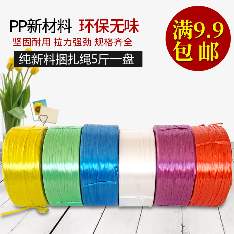 全新料塑料绳草球绳捆扎带打包绳子透明尼龙包装捆绑绳扎口绳耐磨,鲜花速递/花卉仿真/绿植园艺,打草绳等其他绳子,淘宝优惠券,粉丝福利购,淘宝优惠卷