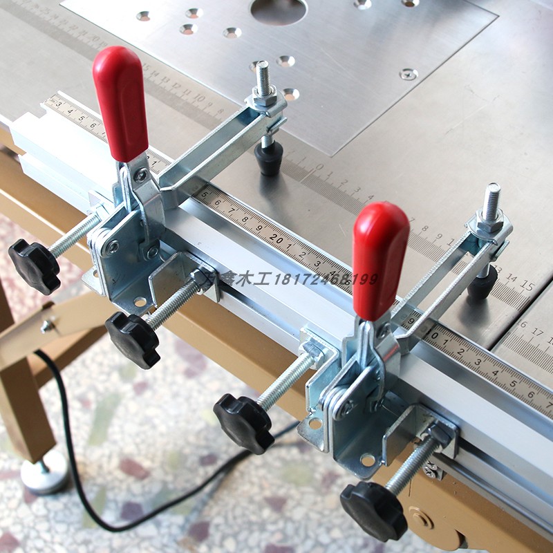 木工推台锯压料器靠山压料器快速夹具台锯改装配件夹紧压料压板器