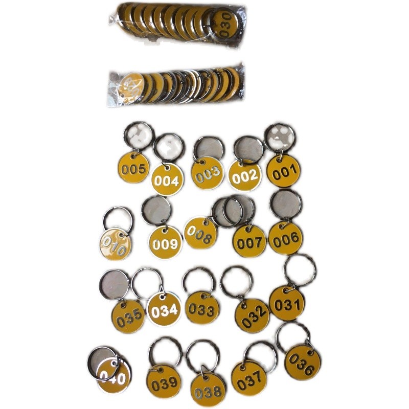 幼儿园消毒柜幼儿园水杯号码牌数字牌铝合金材料1-42个数字牌