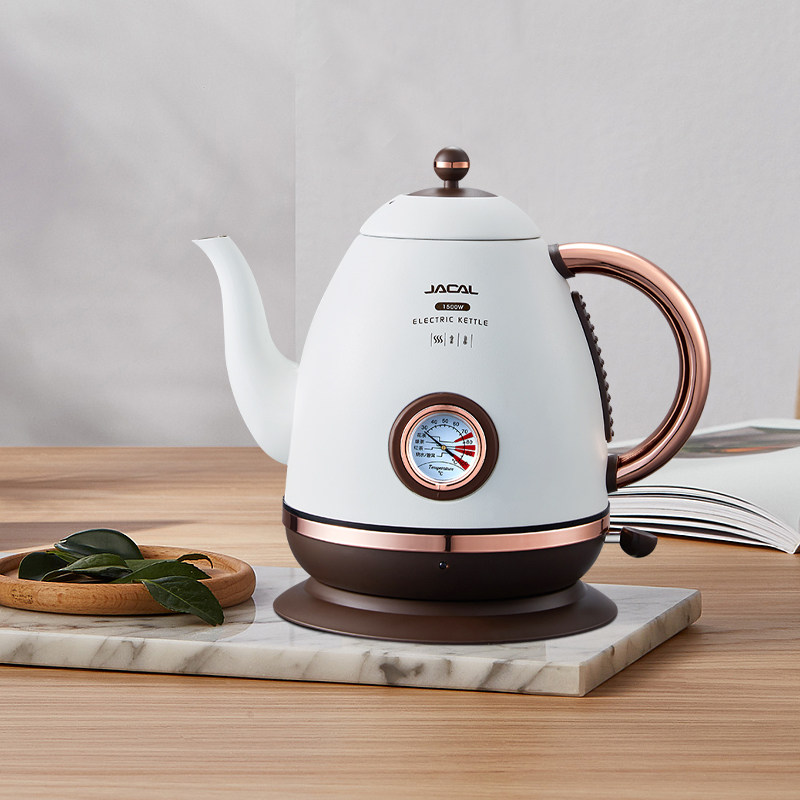 积高GL-303长嘴保温电热水壶温度显示烧水壶小容量电茶壶泡茶壶煮