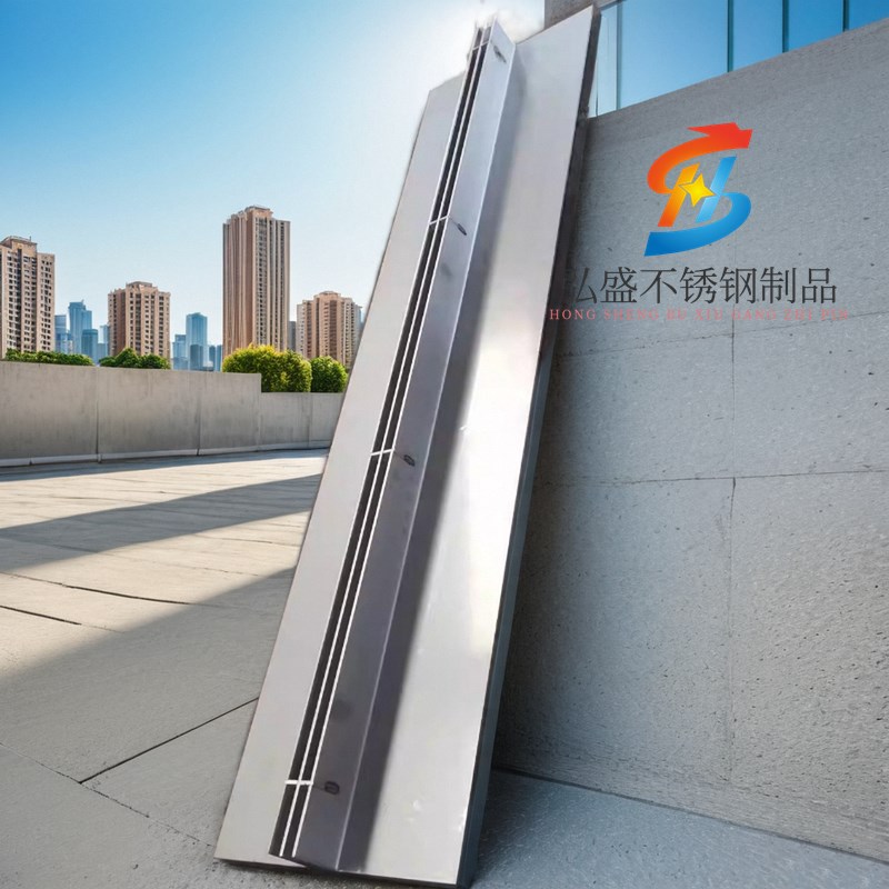 不锈钢线性排水沟盖板市政道路用缝隙式排水槽隐形线性不锈钢盖板