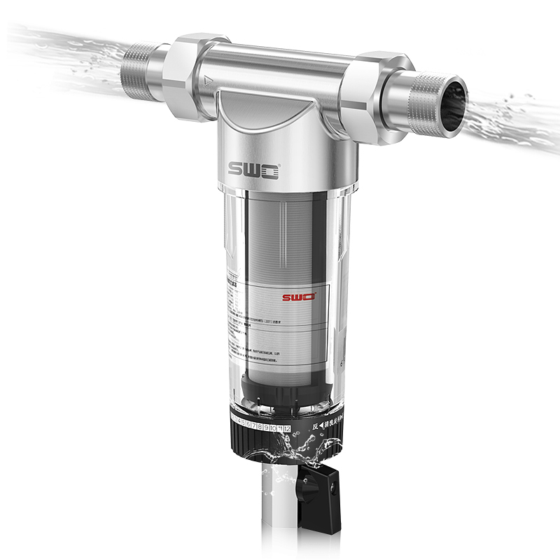 上益304不锈钢前置过滤器厨房家用自来水管全屋反冲洗中央净水器