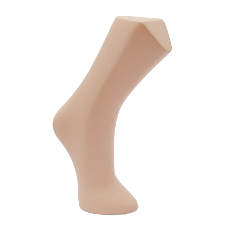 抽象男脚模型哑光创意假脚男袜陈列展示脚跟翘起菱形加厚磁铁脚模