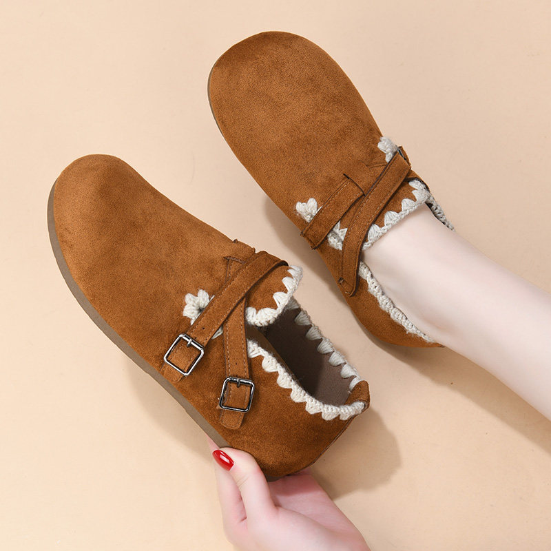 厚底全包勃肯鞋女2026新款一脚蹬懒人单鞋休闲轻便百搭女士豆豆鞋,女鞋,乐福鞋（豆豆鞋）,淘宝优惠券,粉丝福利购,淘宝优惠卷