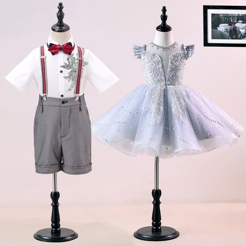 幼儿园毕业服装儿童演出服小学生表演服装女童礼服蓬蓬裙男童套装