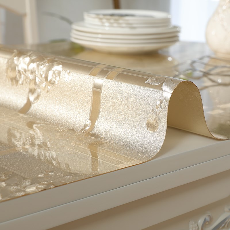 软玻璃桌布防水桌面保护膜茶几垫子正方形PVC塑胶台面餐桌垫胶垫