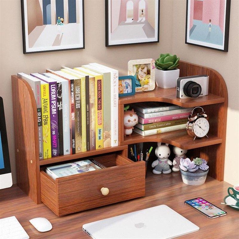 学生书桌收纳置物架简易办公室桌上小型书架儿童桌面转角多层书柜,住宅家具,红木书柜/书架,淘宝优惠券,粉丝福利购,淘宝优惠卷