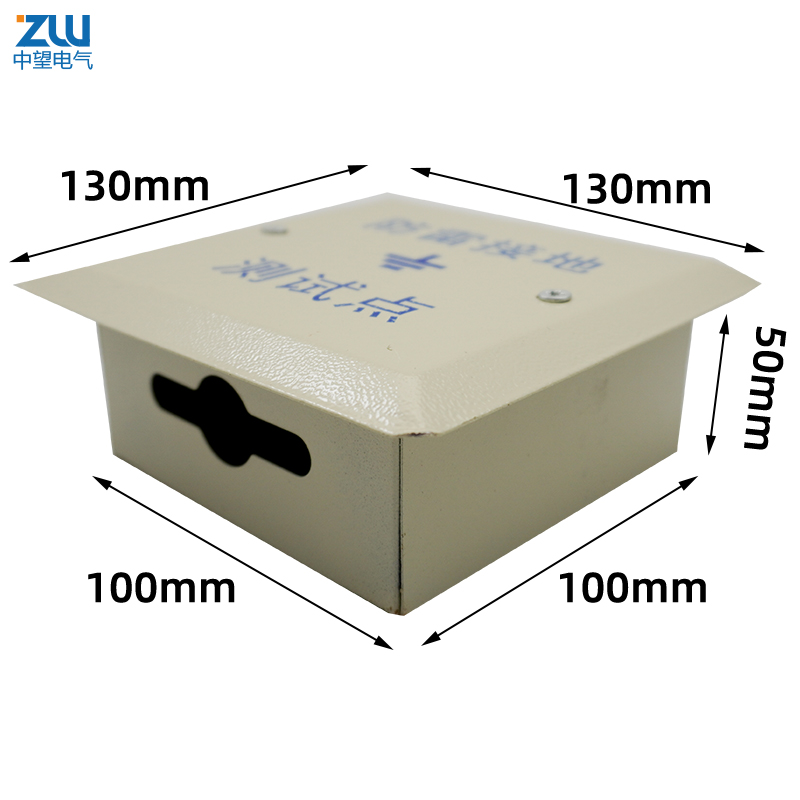 防雷接地测试点100*100过线盒暗装保护盒断接卡箱防雷测试箱空箱