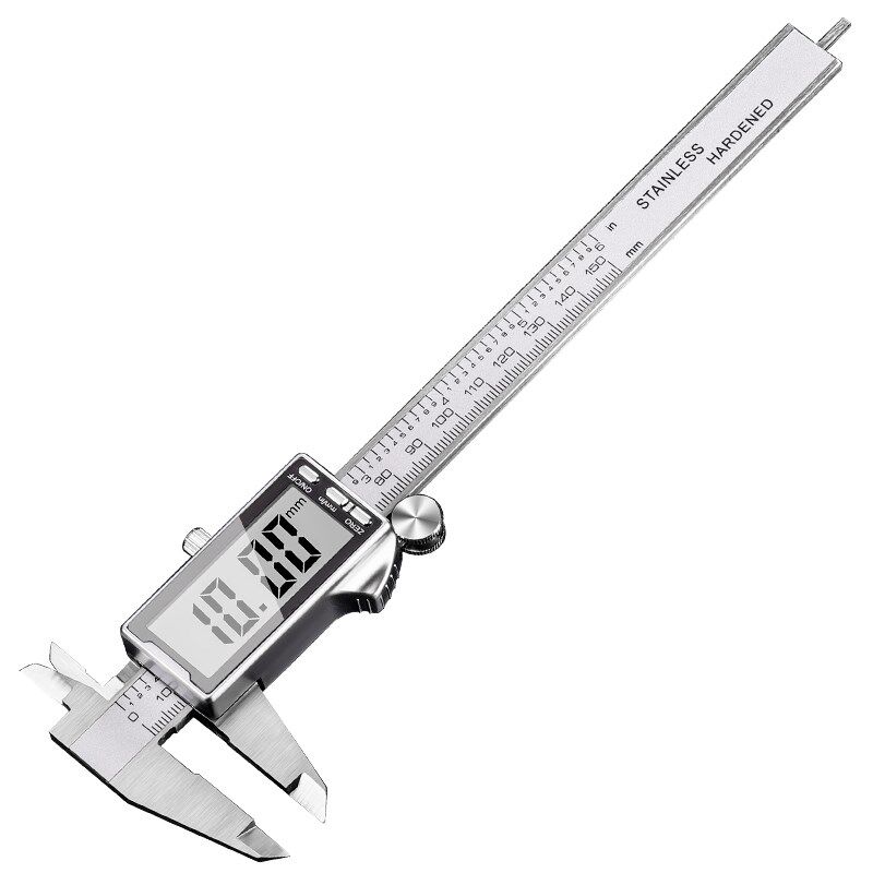 工业级超高精度数显卡尺数显大屏计量检测不锈钢游标防水尘测厚仪