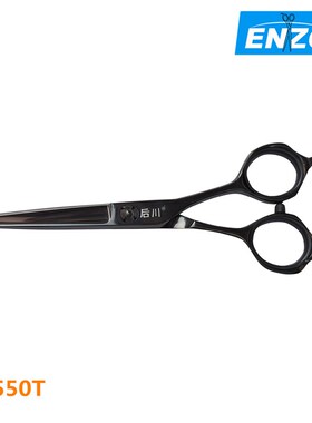 后川 H550T 5.5寸 黑色 镀钛女发 A字 结构剪专业美发剪刀