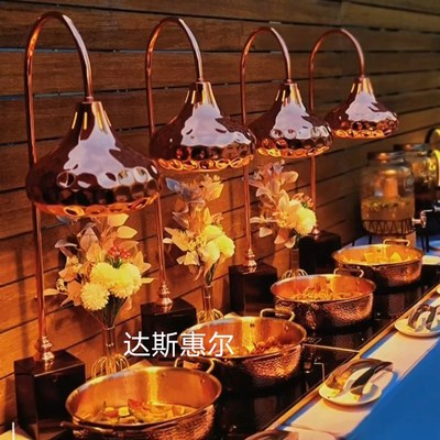 自助餐方形食堂自助餐饭菜恒温保温板热菜板桌暖菜垫加热板神器