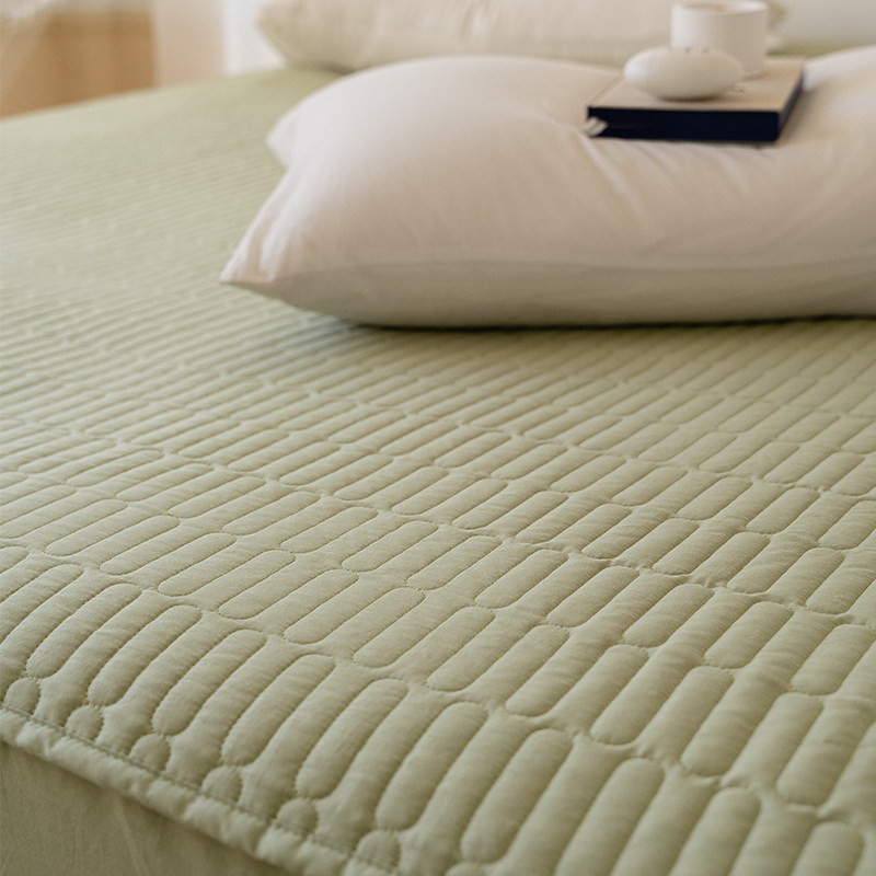 全棉夹棉床笠保护罩加高加厚保护套纯棉可机洗床罩席梦思防尘罩,床上用品,床笠,淘宝优惠券,粉丝福利购,淘宝优惠卷