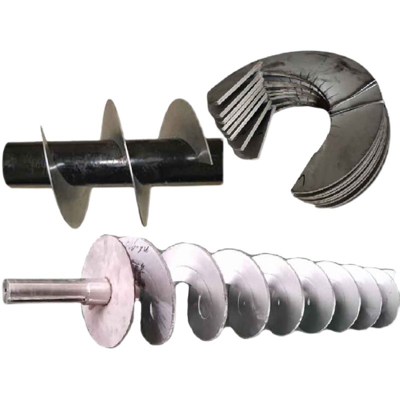 螺旋叶片304不锈钢蛟龙轴提升机搅龙杆锰钢上料机235碳钢绞龙单片