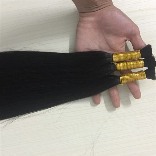 水晶接发束真发 纳米无痕隐形自己接头发散发发把假发女云南发片