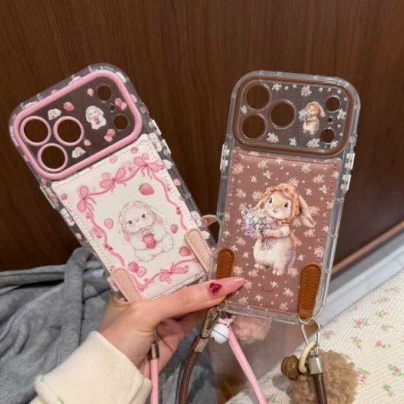 先吉少女心可爱皮质兔子挂绳适用于iPhone17pro防摔16promax手机壳15,3C数码配件,手机保护套/壳,淘宝优惠券,粉丝福利购,淘宝优惠卷