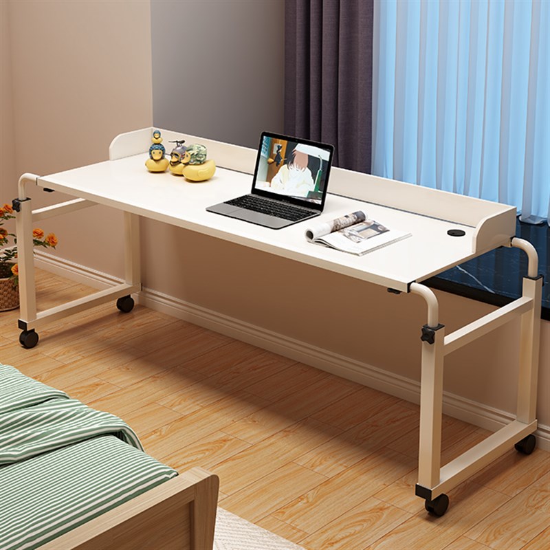 跨床桌可移动书桌懒人简易学习桌卧室床上电脑桌升降床边桌办公桌