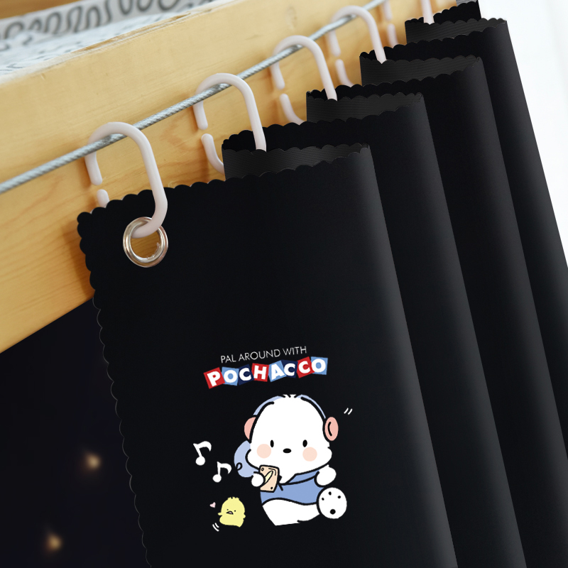 强遮光加厚床帘宿舍上铺寝室大学生上下铺帘子围帘窗帘下桌遮挡布