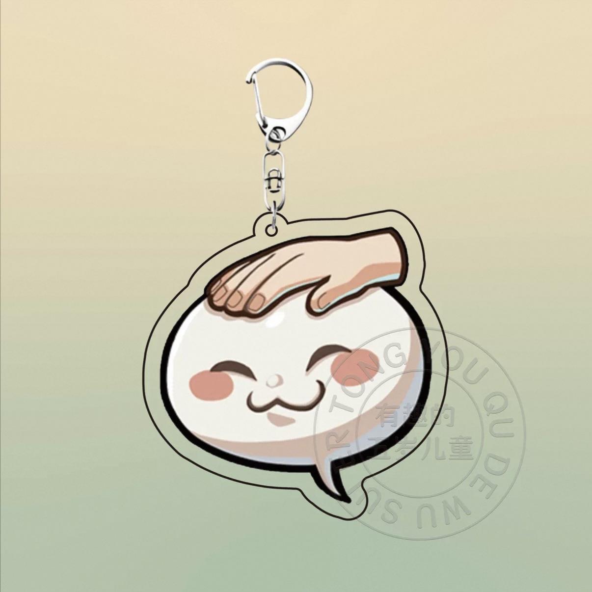 火影忍者决斗场周边挂件摸头哭笑金币表情包书包装饰钥匙扣送朋友