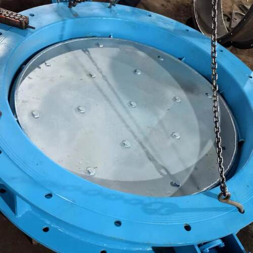 气动温烟气双水冷蝶阀DT641W-2.5C耐温1000度气动水冷蝶阀