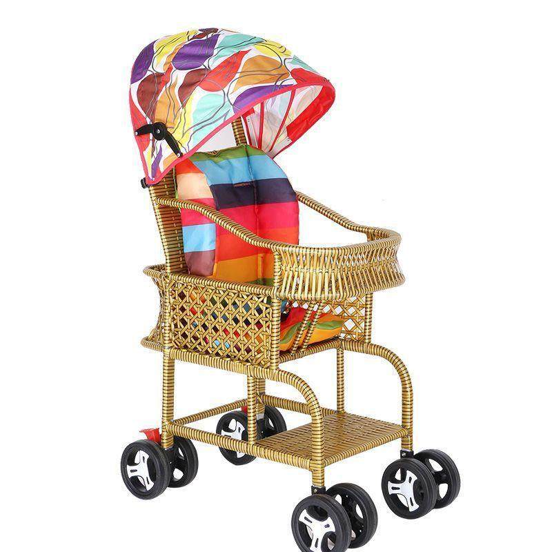 推车小孩轻便藤椅仿藤条编制夏季婴儿车藤编车可坐儿童车高围,电子/电工,接线端子,淘宝优惠券,粉丝福利购,淘宝优惠卷