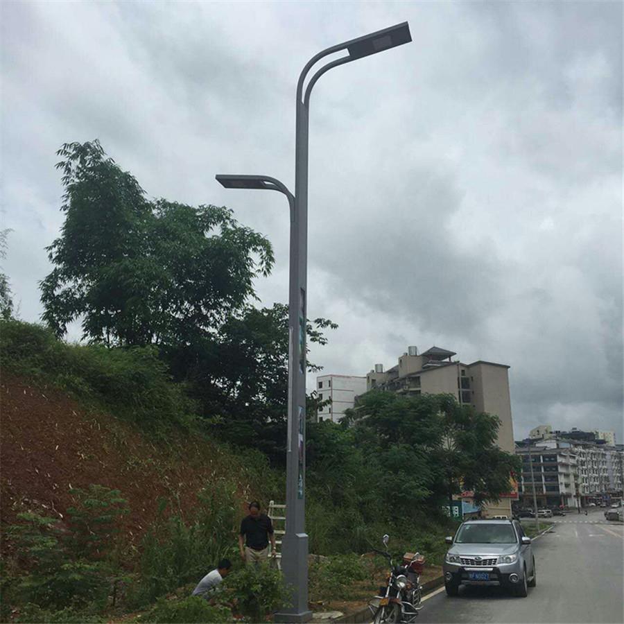 生产供应路灯灯杆太阳能路灯杆单挑臂路灯杆12米灯柱灯杆